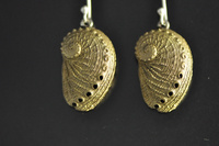 Bronze Pacific Abalone Earrings