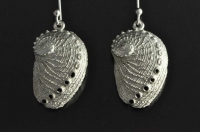 South Pacific Abalone Silver Earrings.