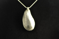 Mussel Shell Silver Pendant