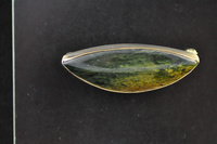 Pounamu and 18ct Gold Brooch