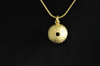Gold plated silver Kina Pendant