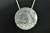 Lone tree Silver Pendant