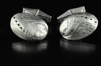 Paua shell  silver cufflinks