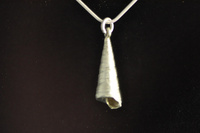 Turret Shell Silver Pendant