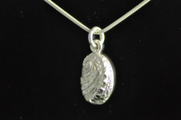 Abalone Silver Pendant