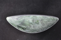 Pounamu and Sterling silver Brooch