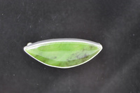  Pounamu and Sterling Silver brooch