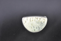Dendritic Pounamu and Silver Brooch