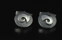 Koru and  silver cufflinks